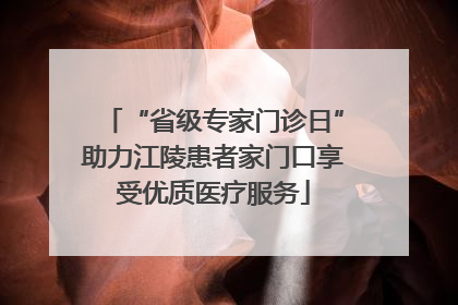 “省级专家门诊日”助力江陵患者家门口享受优质医疗服务