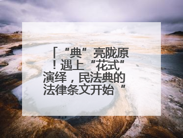 “典”亮陇原！遇上“花式”演绎，民法典的法律条文开始“动”起来了