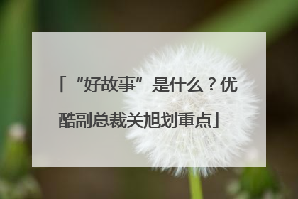 “好故事”是什么？优酷副总裁关旭划重点