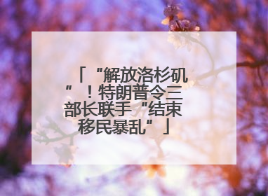 “解放洛杉矶”！特朗普令三部长联手“结束移民暴乱”