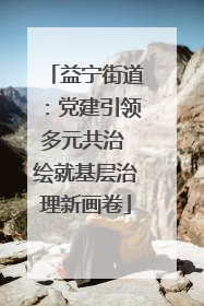 益宁街道：党建引领多元共治 绘就基层治理新画卷