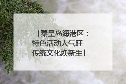 秦皇岛海港区：特色活动人气旺 传统文化焕新生