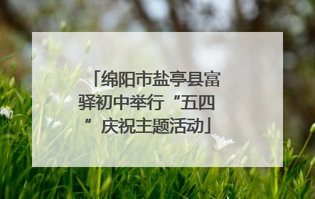绵阳市盐亭县富驿初中举行“五四”庆祝主题活动