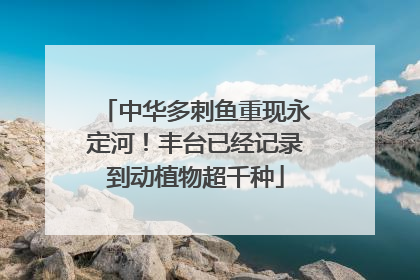 中华多刺鱼重现永定河！丰台已经记录到动植物超千种