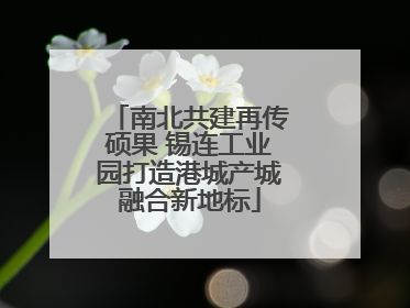 南北共建再传硕果 锡连工业园打造港城产城融合新地标