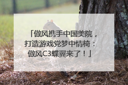傲风携手中国美院，打造游戏党梦中情椅：傲风C3蝶翼来了！