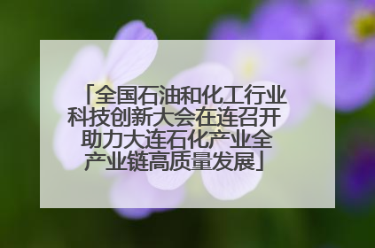 全国石油和化工行业科技创新大会在连召开 助力大连石化产业全产业链高质量发展
