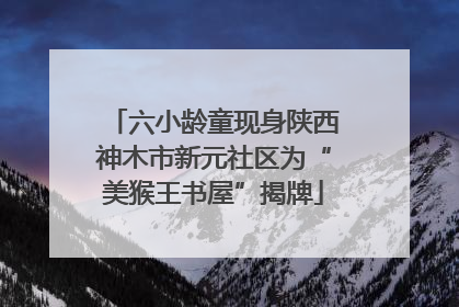 六小龄童现身陕西神木市新元社区为“美猴王书屋”揭牌