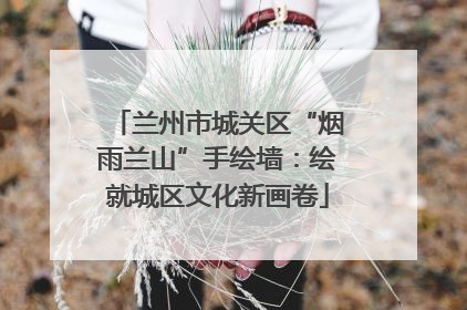 兰州市城关区“烟雨兰山”手绘墙：绘就城区文化新画卷