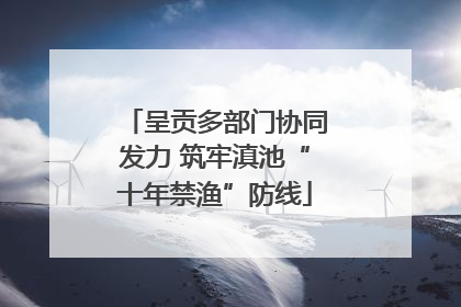 呈贡多部门协同发力 筑牢滇池“十年禁渔”防线