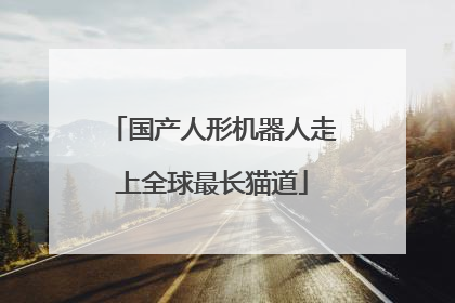 国产人形机器人走上全球最长猫道