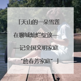 天山的一朵雪莲在聊城灿烂绽放——记全国文明家庭“詹春芳家庭”