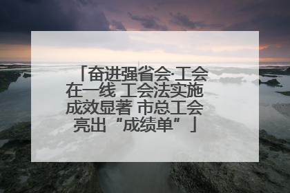 奋进强省会·工会在一线 工会法实施成效显著 市总工会亮出“成绩单”