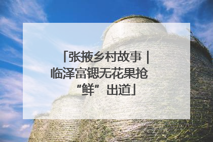 张掖乡村故事｜临泽富锶无花果抢“鲜”出道