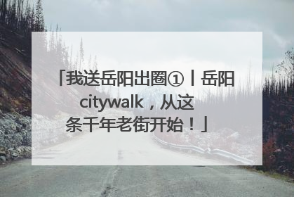 我送岳阳出圈①丨岳阳citywalk，从这条千年老街开始！