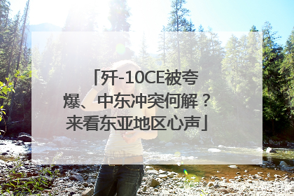歼-10CE被夸爆、中东冲突何解？来看东亚地区心声
