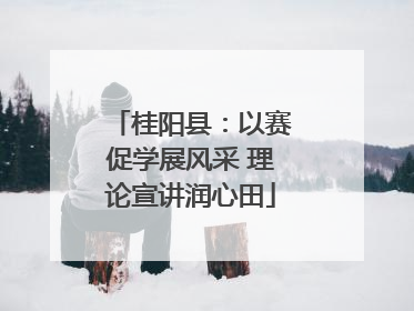 桂阳县：以赛促学展风采 理论宣讲润心田