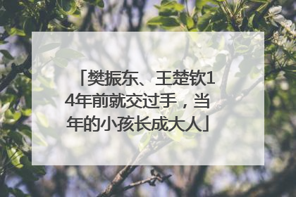 樊振东、王楚钦14年前就交过手，当年的小孩长成大人