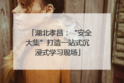 湖北孝昌：“安全大集”打造一站式沉浸式学习现场