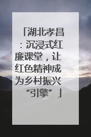 湖北孝昌：沉浸式红廉课堂，让红色精神成为乡村振兴“引擎”