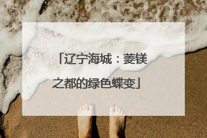 辽宁海城：菱镁之都的绿色蝶变