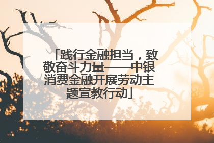 践行金融担当，致敬奋斗力量——中银消费金融开展劳动主题宣教行动