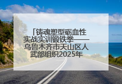 铸魂塑型砺血性 实战实训锻铁拳——乌鲁木齐市天山区人武部组织2025年度民兵集中轮训