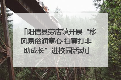 阳信县劳店镇开展“移风易俗润童心·扫黄打非助成长”进校园活动