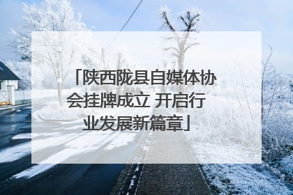 陕西陇县自媒体协会挂牌成立 开启行业发展新篇章