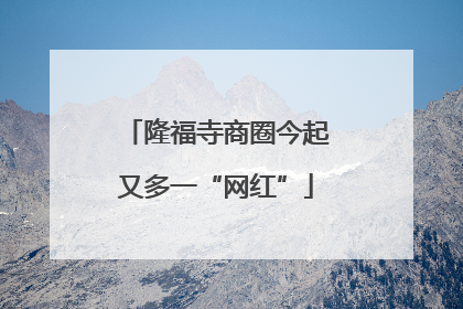隆福寺商圈今起又多一“网红”