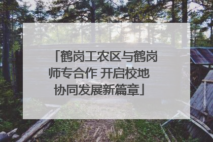 鹤岗工农区与鹤岗师专合作 开启校地协同发展新篇章