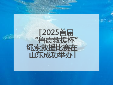 2025首届“鲁震救援杯”绳索救援比赛在山东成功举办